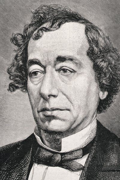 Portrait of Benjamin Disraeli, 1st Earl of Beaconsfield by French School